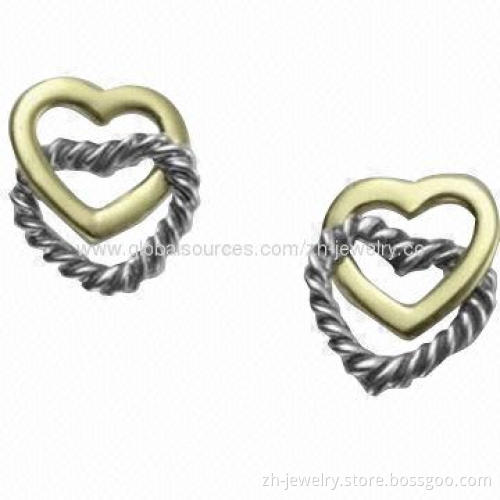 Sterling Silver Stud Earrings/925 Silver Earrings with Screw Back